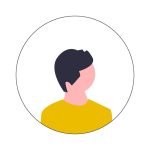 WordPress gehackt? Schnelle & sichere Malware-Entfernung 7 Einfache Illustration einer Person mit kurzen dunklen Haaren, die ein gelbes Hemd in einem kreisförmigen Rahmen trägt.
