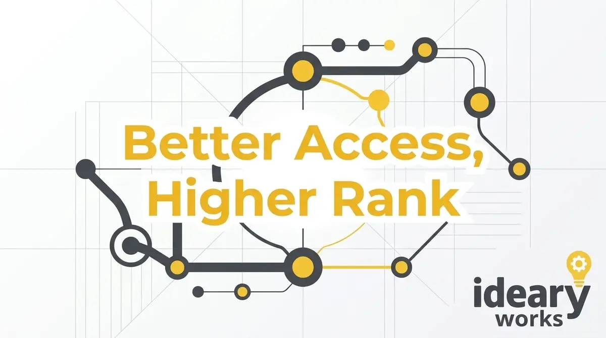 Yellow text Better access higher rank