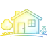 Stylized house